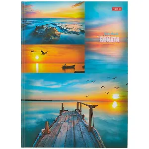 Книга для записей «Морская соната», 80 листов, А4