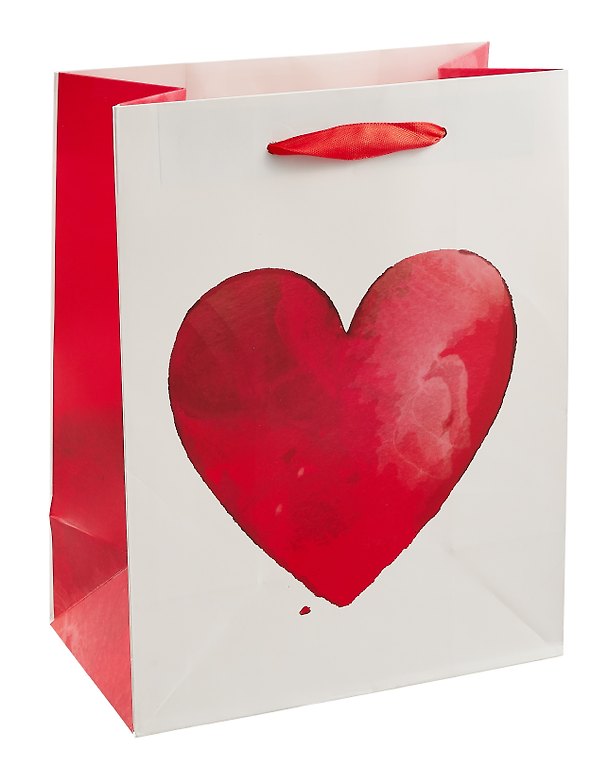 Пакет А5 23*18*10 "Big heart" нейтр., бум.мат.ламинат 2988486 — 1