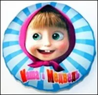 Подушка декоративная антистресс Маша и Медведь (2601/ГЛ-2) (22 см)