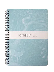 Тетрадь 80 листов, клетка, "Floreale. Smoky Sky"