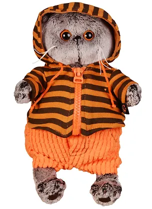 Игрушка мягкая Budi Basa, Басик в штанах и полосатой кофте 19см 2611688