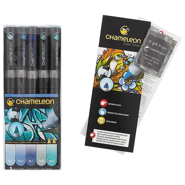 Маркеры Chameleon, «Blue tones», 5 штук 248014 — 4