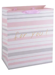 Пакет А4 26*32*12 "For you" жен., бум., тиснение надпись