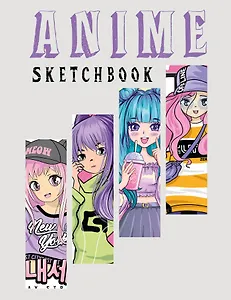 Скетчбук. Аниме (162х210 мм, на навивке, 40 л., плотность бумаги 160 гр.)