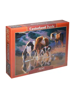 Пазлы 500 B-52097 Лошади (47х33см) (9+) (коробка) (Castorland) 2431365
