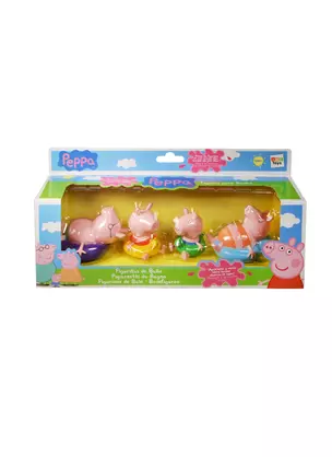 Игровой набор для ванной Peppa Pig (25930) (4 фигурки) (в ассорт.) (3+) (упаковка) — 2451318 — 1