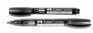 Маркер перманентный "WINNER 52" круглый, черный, Faber-Castell — 215004 — 1