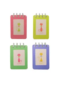 Блокнот 62*100 100л "HIMI CAT" 7БЦ, спираль, нелин.блок, офсет, инд.уп., ассорти