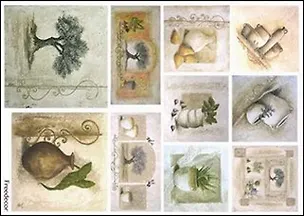 Скраб-карта Глиняная посуда А4 (sck068) 2342847