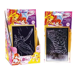 Набор для творчества Winx Золотые царапки (SCC-SC225P) (161286) (упаковка) (в ассорт.)