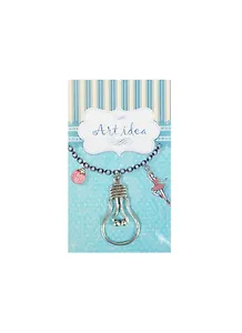 Кулоны в асс.2 Подвеска Лампочка (QA 4702) (14021204) (упаковка)