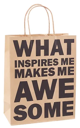 Пакет А4 26*32*12 "What inspires" нейтр., крафт 3104123