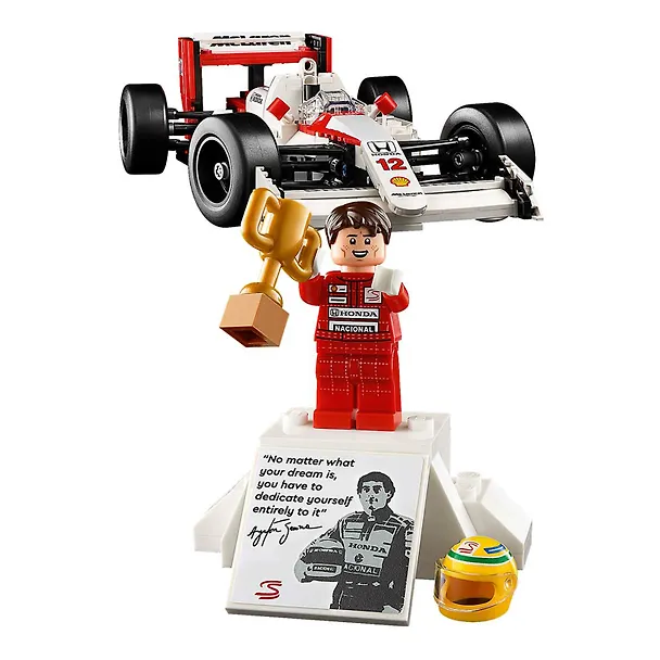 LEGO Icons: Гоночный автомобиль McLaren MP4/4 и Айртон Сенна, 693 детали (10330) 3139754 — 5