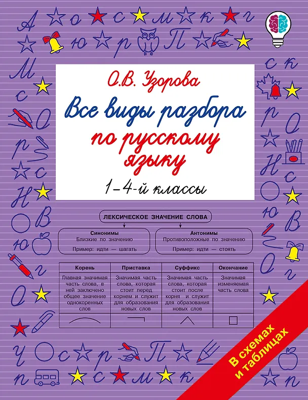 Книга Все виды разбора по русскому языку. 1-4 классы (Ольга Узорова) — 1