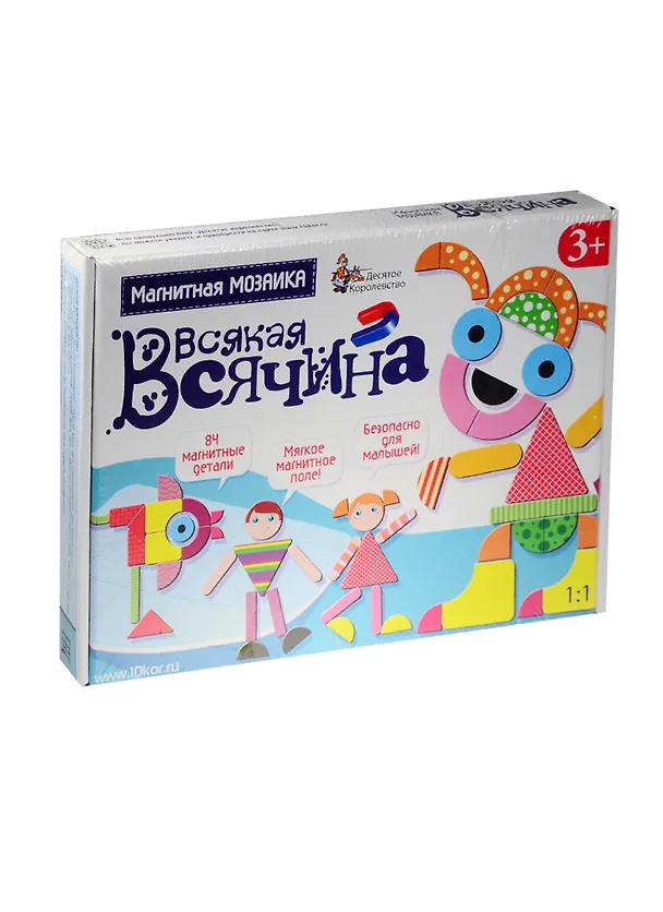 Мозаика магнитная Всякая всячина 84 эл 2510714 — 2