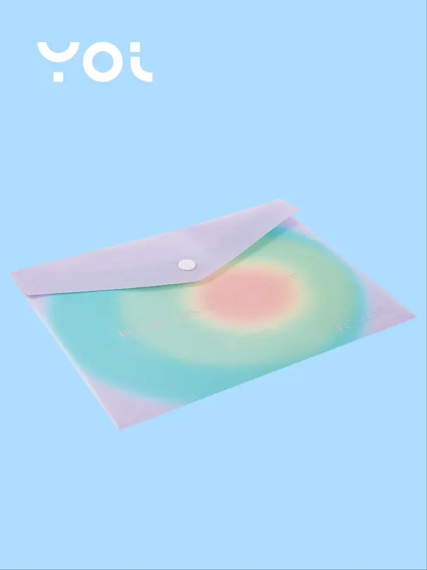 Папка -конверт «Rainbow» А5 на кнопке, Yoi 3070663 — 2