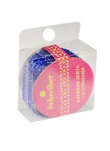 Набор для творчества, Schreiber/Шрайбер, Клейкая лента со cтразами, 0,5м, в асс.