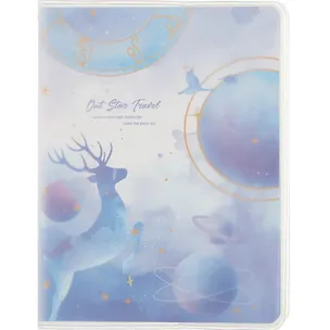 Записная книжка А6 80 лин. "Planetary system", ПВХ-обл. 262055