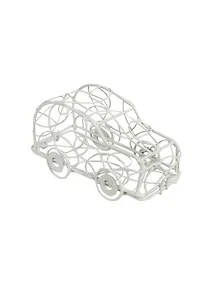 Кукольные Аксессуары из металла КТ Машинка (11001603) (9х5см) (белые) (упаковка)