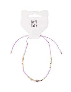 Браслет из бисера с бусинами фиолетовый (12-253004-С36) (Lafilaf)