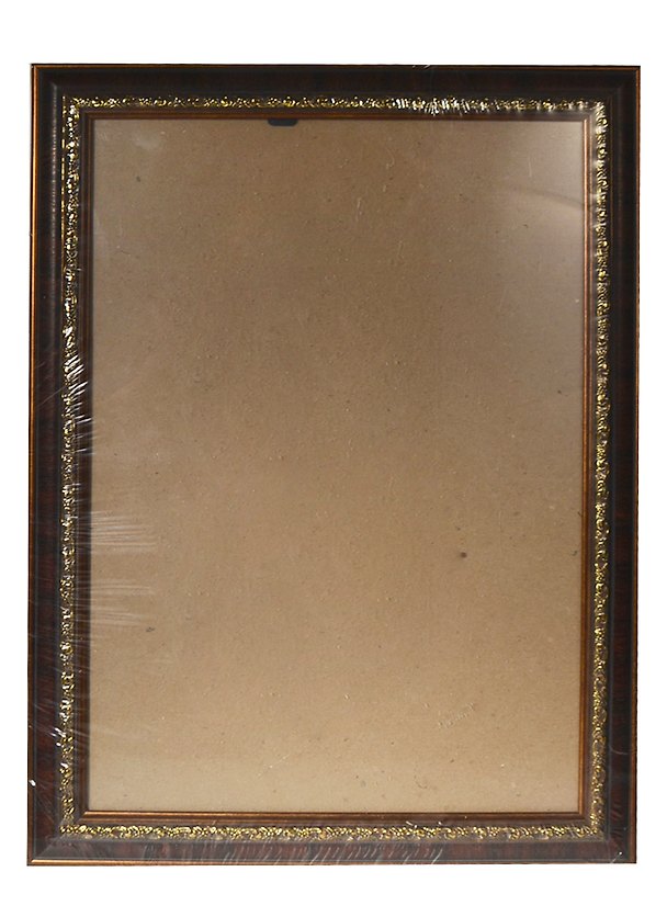 Рамка пластик 26*38 "Daria" темнокоричневая, 100 рамок 226597 — 1