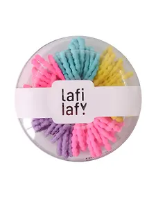 Набор резиночек в коробочке-пончике (60шт) (неоновые оттенки) (2,5см) (12-03884-B36) (Lafilaf)