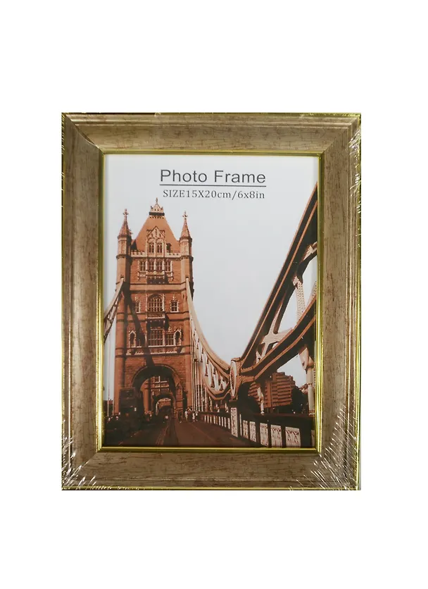 Фоторамка пластик 15*20 "Серая патина с каймой" 238272 — 1