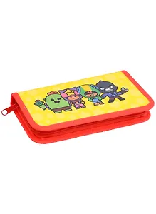 Пенал 1 отделение "Brawl Stars. Спайк, Сэнди, Леон, Ворон" 190*90