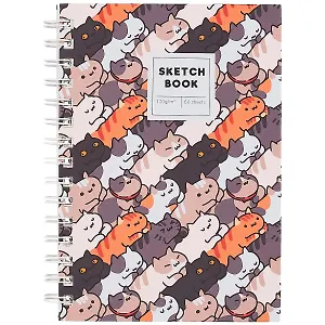 Скетчбук «Cats», 60 листов, А5