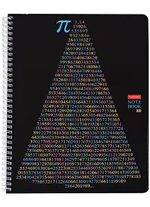 Тетрадь в клетку Hatber, "Число Пи", А4, 80 листов, в ассортименте