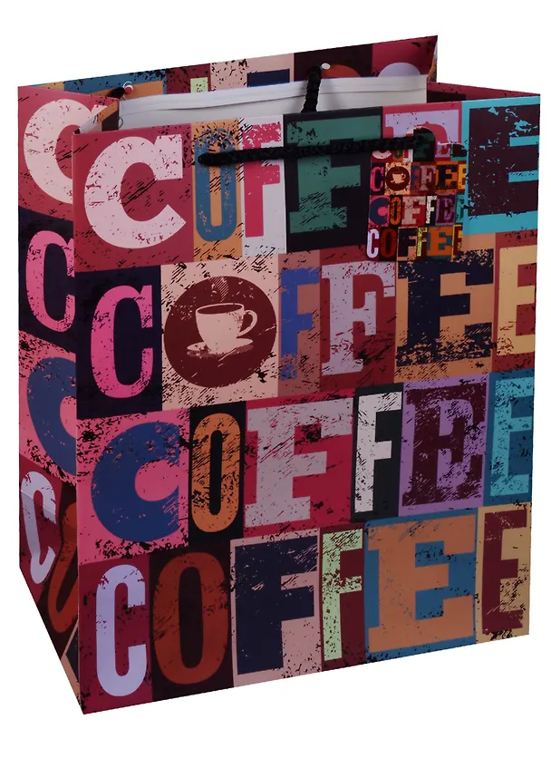 Подарочный пакет «I love coffee», А4 245537 — 3