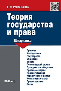 Шпаргалка по теории государства и права (карман.).Уч.пос.