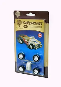 Кабриолет HL002A (с механизмом) (5+) (Сборн. деревян. модель) (20шт. в кор.)