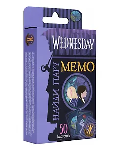 Уэнсдей Настольная игра Мемо