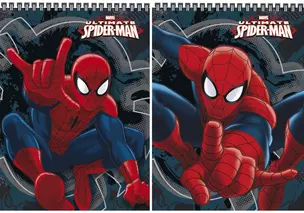 Блокнот 40л 75*110 кл. "Spider-man" спираль, полн.УФлак, ассорти, Disney — 228107 — 1