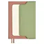 Ежедневник недат. А5 160л "Лейкер"пепельно-розовый, белый, оливковый, кожзам, тв.переплет, тиснение фольгой, карман, магн.клапан, офсет, ляссе — 3055023 — 1
