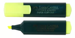 Текстовыделитель Faber-Castell, желтый — 214026 — 1