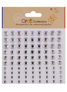 Стразы кристаллы микс размеров белые