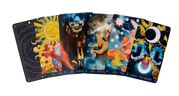 Книга ASTRAL TAROT (78 карт+инструкция) (Малапуэлла) — 3