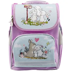 Ранец "BASIC Cute bunny" жесткокаркасный, 1отд.