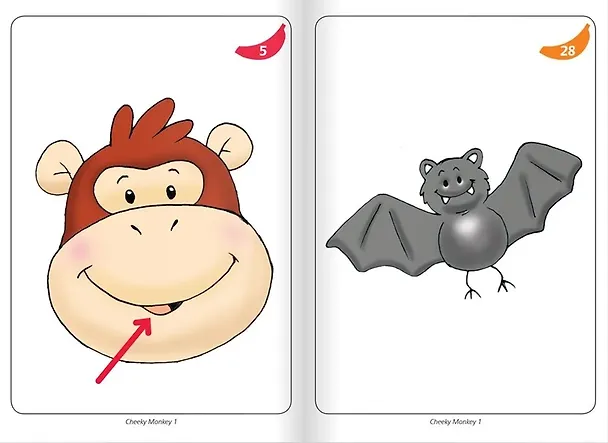 Книга Cheeky Monkey 1. Демонстрационные карточки к развивающему пособию для детей дошкольного возраста. Средняя группа. 4-5 лет (Юлия Комарова, Клэр Медуэлл) — 6