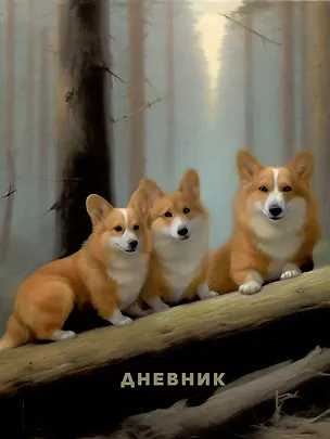 Дневник шк. "Утро в сосновом бору" 7БЦ, мат.ламинация, выб.лак 3090526