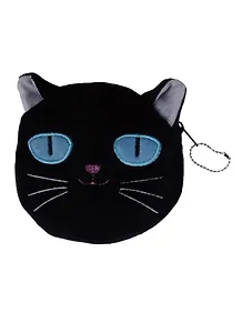 Косметичка-кошелек Кот черный (10см) (текстиль)