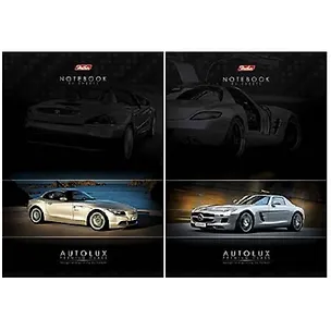 Блокнот А5 64л кл."АвтоЛюкс" склейка, тонир.блок, цв.обл, офсет, Hatber 218787