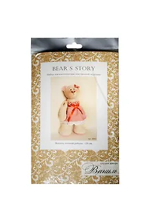 Набор для изготовления текстильной игрушки Ваниль МеЛ "Bear`s Story" 23см
