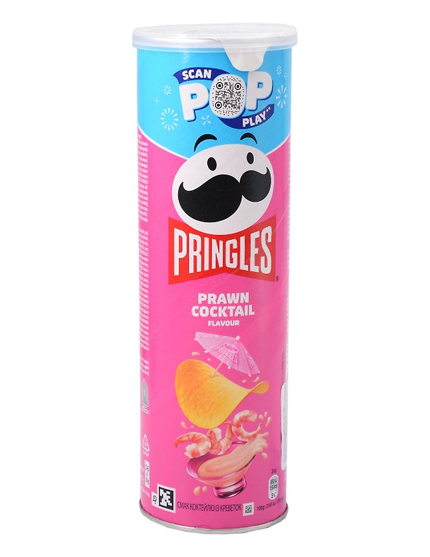 Картофельные чипсы PRINGLES Prawn Coctail (Креветочный коктейль) (Европа), 165г 3098803 — 1