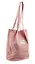 Сумка-шоппер с кнопкой розовая (вельвет) (33х31) (12-HanMa-756) Bookvalno — 2976753 — 2