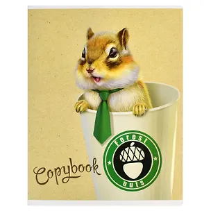 Тетрадь в клетку Феникс+, "Модная белка", 48 листов, в ассортименте 2901128