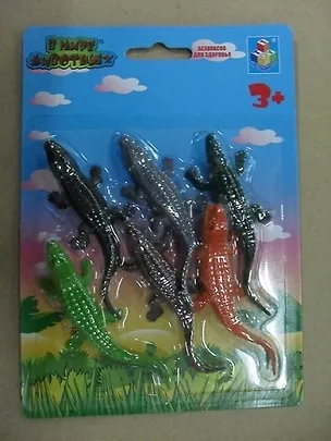 Набор В мире животных Крокодилы (Т53828) (6шт) (блистер) 2298916