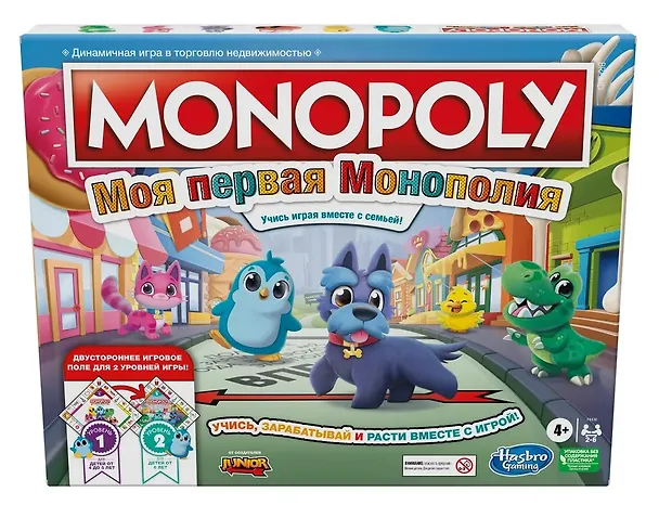 Игра настольная Hasbro Games Монополия Джуниор 2в1 3066903 — 2